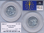 2002-P 25C Indiana MS68