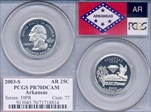 2003-S 25C Arkansas PR70DCAM