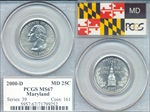 2000-D 25C Maryland MS67
