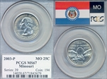 2003-P 25C Missouri MS67