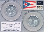 2002-P 25C Ohio MS69