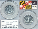 2000-P 25C Maryland MS67