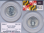 2000-P 25C Maryland MS68
