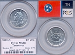 2002-D 25C Tennessee MS68