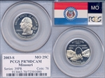 2003-S 25C Missouri PR70DCAM