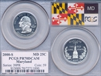 2000-S 25C Maryland PR70DCAM