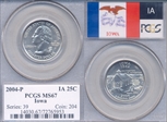 2004-P 25C Iowa MS67