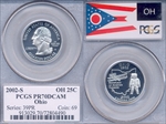2002-S 25C Ohio PR70DCAM