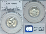 1944-P 5C MS66FS