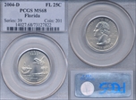 2004-D 25C Florida MS68