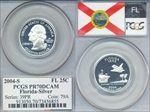2004-S 25C Florida Silver PR70DCAM