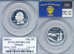 2005-S 25C Oregon PR70DCAM