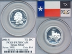 2004-S 25C Texas Silver PR70DCAM