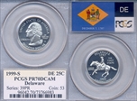 1999-S 25C Delaware PR70DCAM