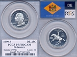 1999-S 25C Delaware PR70DCAM