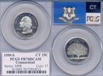 1999-S 25C Connecticut PR70DCAM