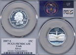 2007-S 25C Utah Silver PR70DCAM
