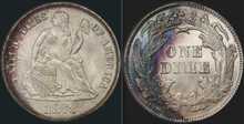 1873 10C Closed 3 MS66
