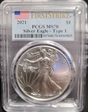 2021 $1 Silver Eagle - Type 1 First Strike MS70