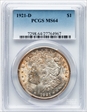 1921-D $1 MS64