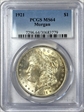 1921 $1 Morgan MS64