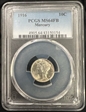 1916 10C Mercury MS64FB