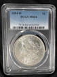 1884-O $1 MS64