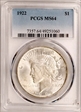 1922 $1 MS64