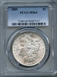 1889 $1 MS64