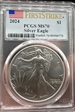 2024 $1 Silver Eagle First Strike MS70