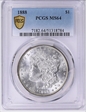 1888 $1 MS64