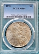 1890 $1 MS64