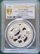 2022 10 Yn Panda Silver 40th Anniversary First Strike MS70