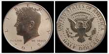 2019-S 50C Kennedy Enhanced Rev PR Set First Strike - Half Dollar Set Earth Rising AMF PR70