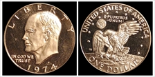1974-S $1 Silver PR69DCAM