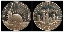 1986-S 50C Statue Of Liberty PR69DCAM