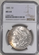 1885 $1 MS64
