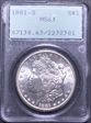 1881-S $1 MS63