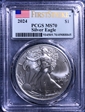 2024 $1 Silver Eagle First Strike MS70