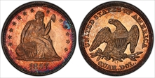 1857o 25c ms65