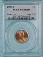 2000-D 1C MS68RD