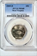 2005-D 25C West Virginia MS68