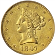 1847 $10 AU53