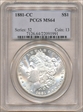 1881-CC $1 MS64