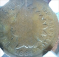 1864 1C Bronze G4