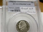 1996-S 5C PR69DCAM