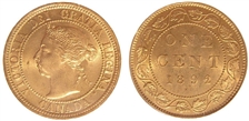 1892 1C MS65RD
