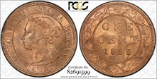 1886 1C MS65+ RD