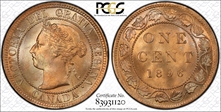 1896 1C MS66+ RD