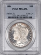 1884 $1 MS64PL